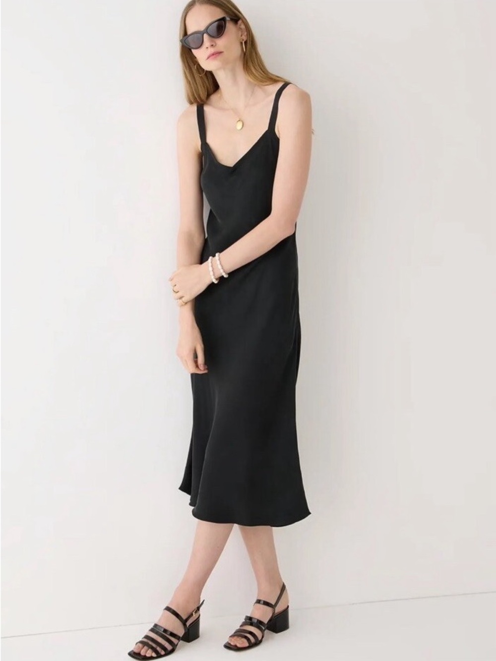 J.Crew Gwyneth Slip VNeck Dress